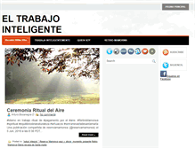 Tablet Screenshot of eltrabajointeligente.com